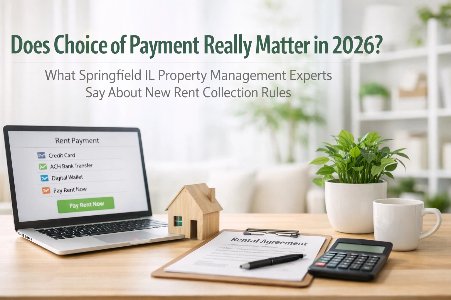 Does Choice of Payment Really Matter in 2026? What Springfield IL Property Management Experts Say About New Rent Collection Rules